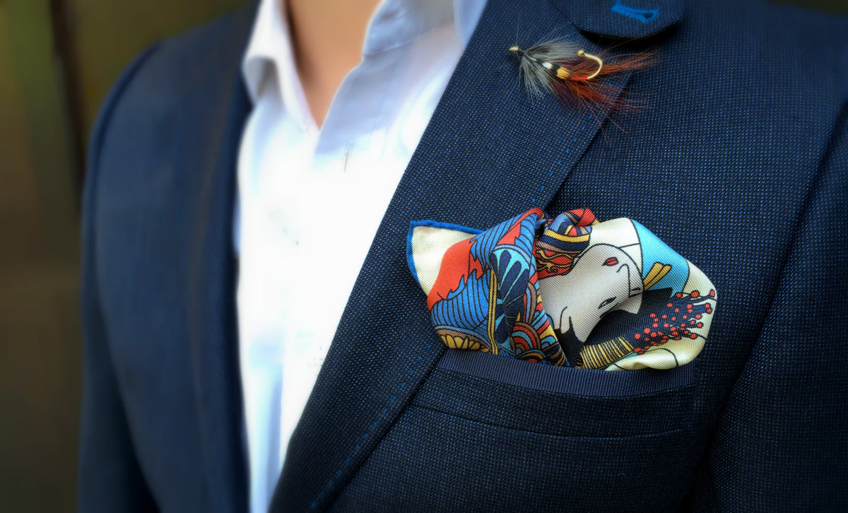 handkerchief in dress shirt pocket How to fold a pocket square - Step by Step Guide