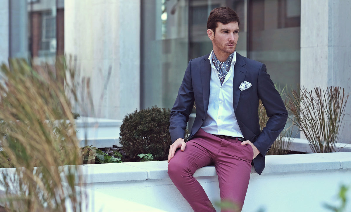how to wear an ascot casual