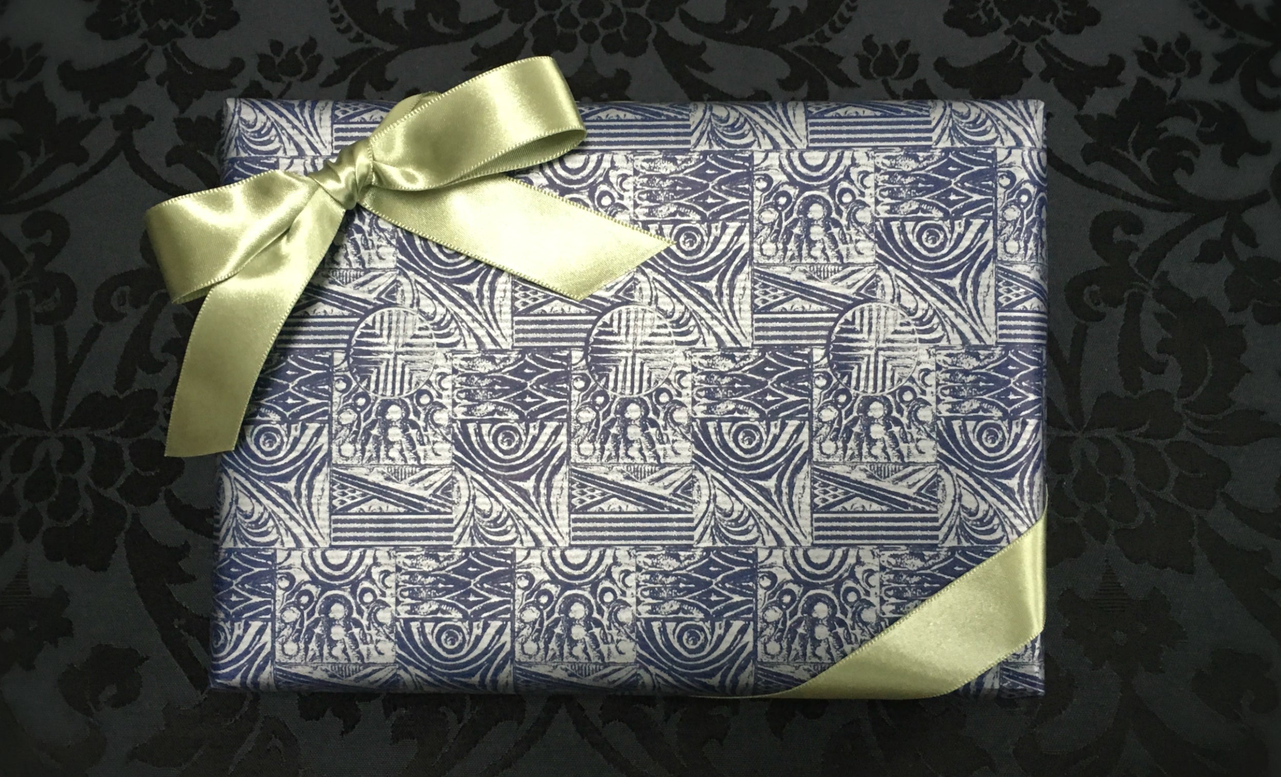 Blue & Silver Gift Wrap