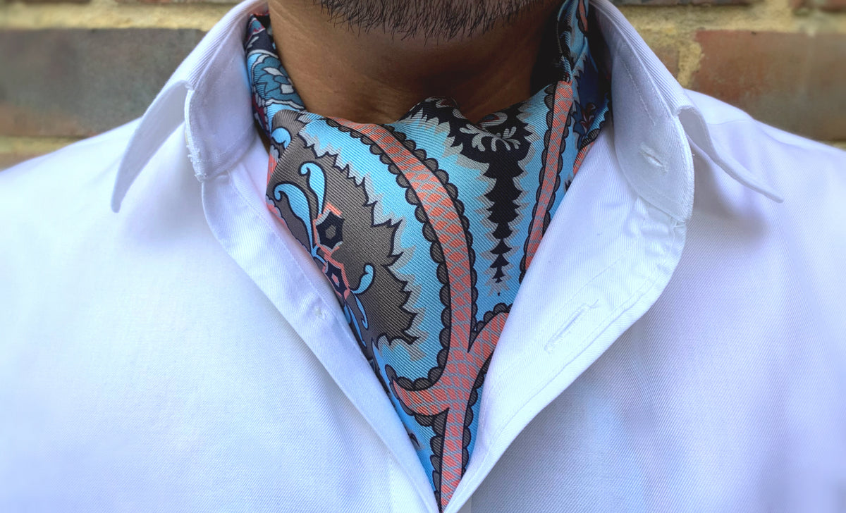 EMILIANO - Printed Silk Day Cravat - Cravat Club London