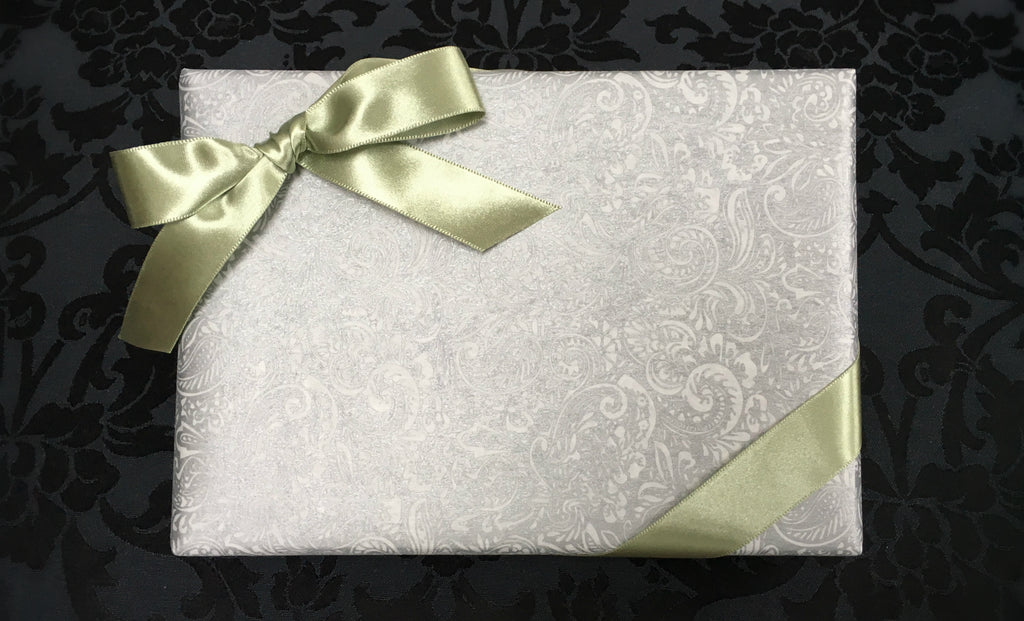 White & Silver Gift Wrap