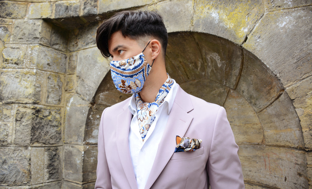 Ascot Tie Fashion Ascot Tie For Men Gold Tie-Ring Fashion Cravat